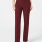 Charter Club Women's Solid Trousers Wine Size 6 Petite