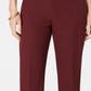 Charter Club Women's Solid Trousers Wine Size 6 Petite