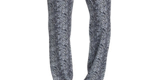 Tallia Men's Pants Large Snakeskin Print Jogger Stretch Gray Size Large