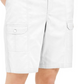 Karen Scott Women's Pocket-Front Shorts Natural Size 6