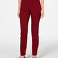 Charter Club Women's Petite Pull-On Ponte-Knit Pants Wine Size 6 P