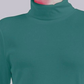 Karen Scott Women's Turtleneck Long Sleeve Cotton Genuine Jade Pullover Top Green Size -M