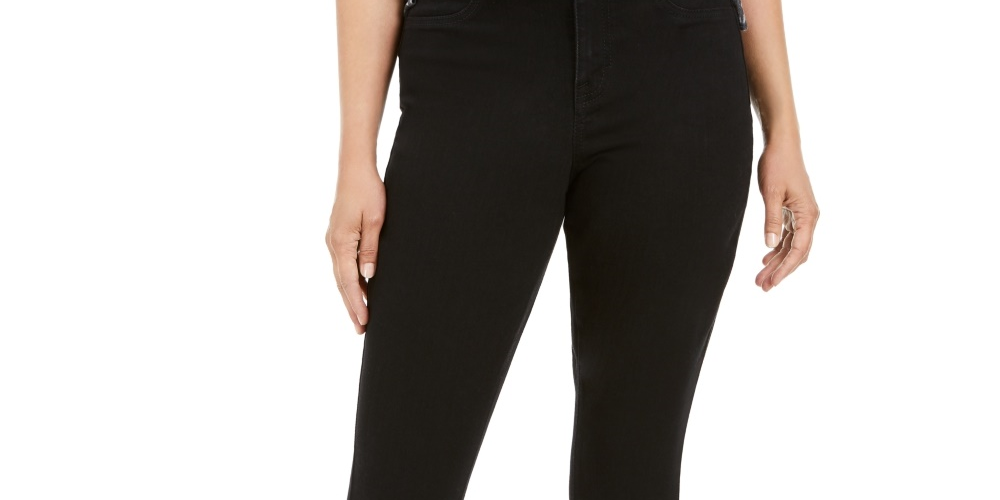Style & Co Women's High Rise Curvy-Fit Jeggings  Black Size 6