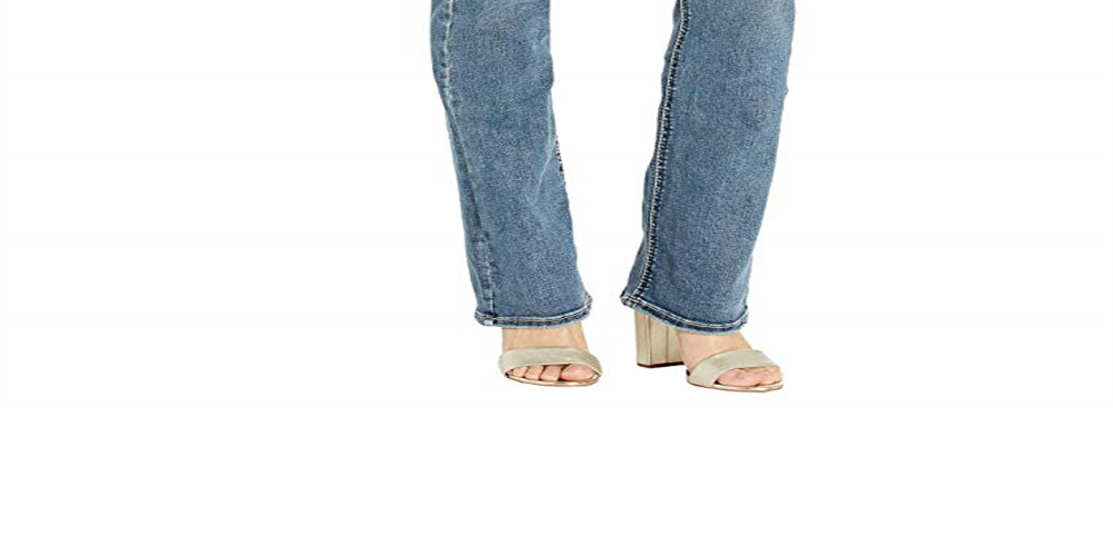 Silver Jeans Co. Women's Suki Mid Rise Curvy Fit Slim Bootcut Jeans Jeans Blue Size 24X33