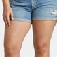 Silver Jeans Co. Women's Boyfriend Distressed Denim Shorts Blue Size 20