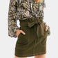 Free People Women's Splendor In The Grass Paperbag Waist Green Size 0
