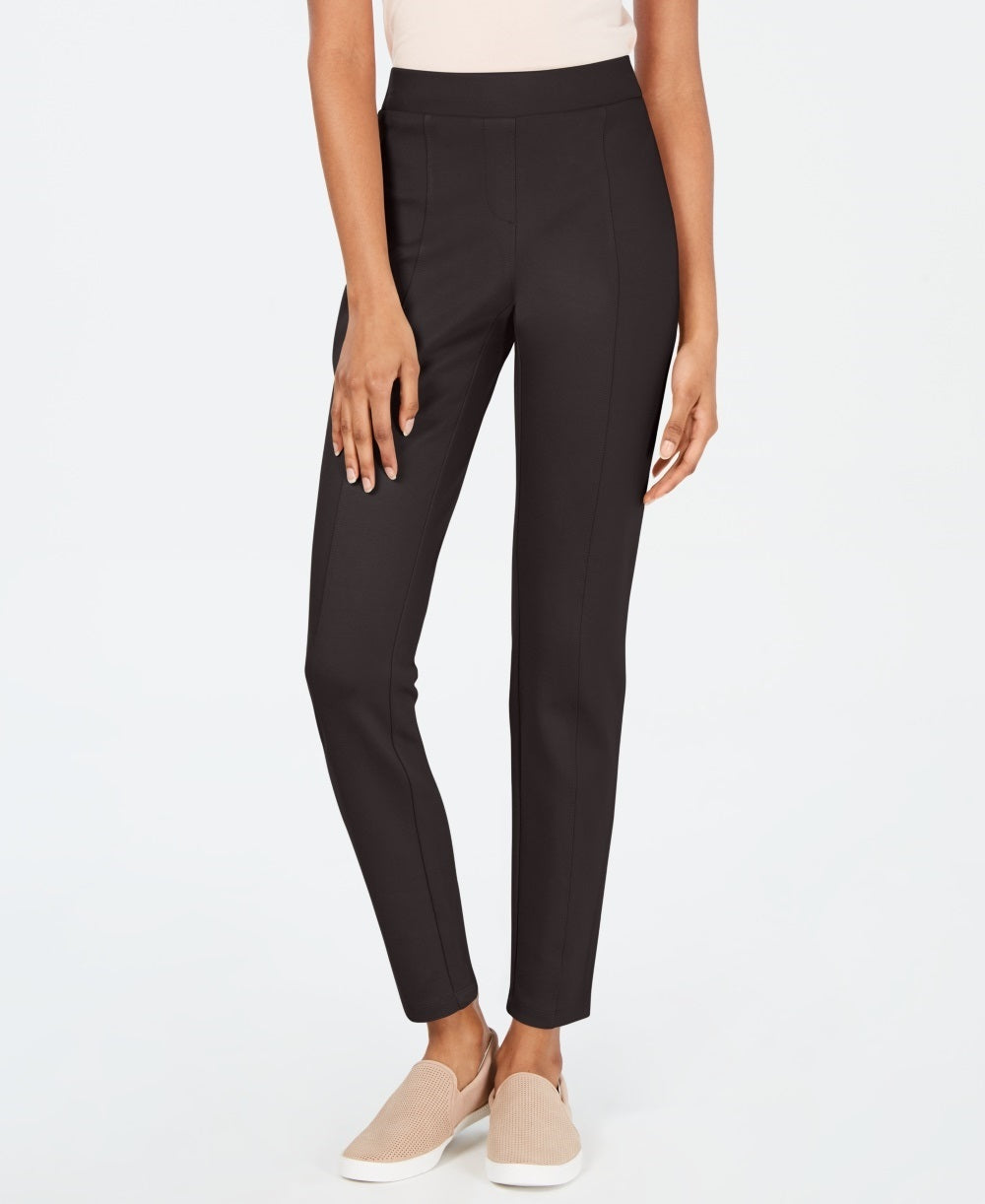 Style & Co Women's Curvy SeaPonte Knit Leggings Gray Size X-Small