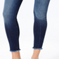 STS Blue Women's Emma Mid Rise Fray Hem Ankle Skinny Jeans Blue Size 27