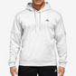 Adidas Men's Team Issue Fleece Hoodie White Size Medium