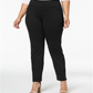 Charter Club Women's Plus Ponte Knit Pants Black Size 14W