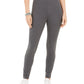 Style & Co Women's High Rise Pull on Active Wear Leggings Gray Size PP