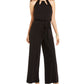 Thalia Sodi Women's Chain Neck Jumpsuit Black Size Medium