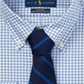 Ralph Lauren Men's Plaid Cotton Dress Shirt Blue Size 14.5X32-33
