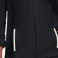 Karen Scott Women's Sport French Terry Ribbon Trim Jacket Black Size X-Small
