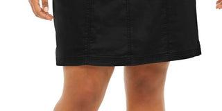 Karen Scott Women's Plus Knit Waistband Skort Black Size 22W
