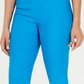 Charter Club Women's Chelsea Tummy Control Skinny Leg Ankle Pants Blue Size 4