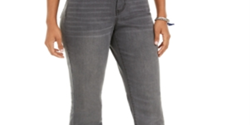 Style & Co Women's Power Sculpt Boot Cut Jeans Black Size 14