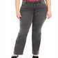 Style & Co Women's Plus Power Sculpt Bootcut Jeans Black Size 14W