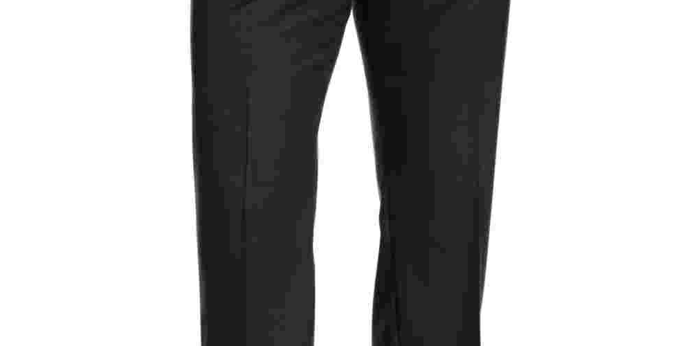 Michael Kors Men's Flat Front Dress Pants Black Size 34X32