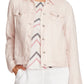 Vince Camuto Women's Linen Jacket Pink Lotus Size Small