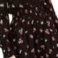 American Rag Junior's Floral Faux Wrap Dress Black Size Large