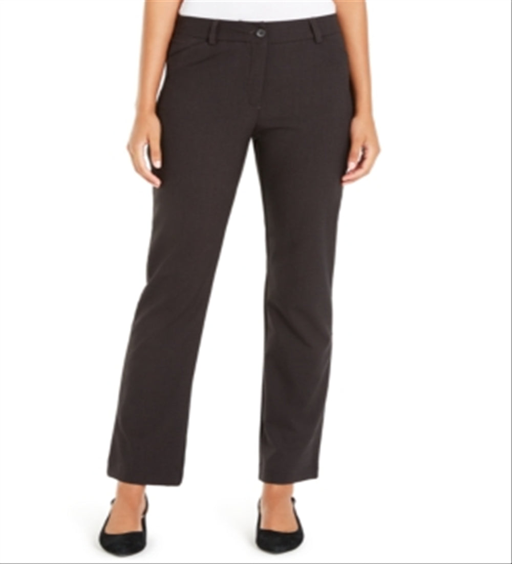 Alfani Women's Straight Leg Pants Gray Size 12