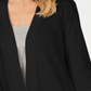 Karen Scott Women's Cotton Cozy Cardigan Black Size X-Small