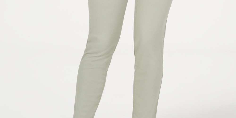 Charter Club Women's Bristol Skinny Ankle Jeans Green Size 12