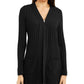 Alfani Women's Ribbed Cardigan Black Size Petite Medium