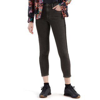 Levi's 721 High Rise Ankle Skinny Jeans Black Size 31