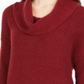 Style & Co Women's Cowl Neck Sweater Red Size Petite X-Large