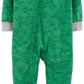 Carter's Baby Boy's 1 Pc Dinosaur Print Pajama Green Size 18MOS