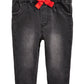 First Impressions Baby Girls Bow Jeans Black Size 18 Months