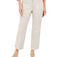 Charter Club Women's Cropped Straight Leg Pants  Beige Size 8