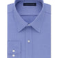 Tommy Hilfiger Men's Patterned Collared Classic Fit Stretch Dress Shirt Blue Size 15.5X32-33