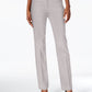 JM Collection Women's Tummy Control Curvy Fit Pants Gray Size 8 Petite