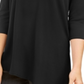 Alfani Women's Asymmetrical Cut Out Top Black Size Petite S/M