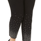 INC International Concepts Women's Plus Embellished Ankle Skinny Jeans Black Size 24W