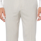 Perry Ellis Men's Slim Fit Large Windowpane Dress Pants Brindle White Size 36X29