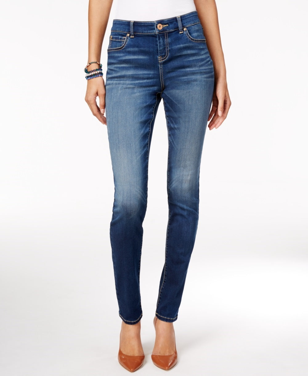 INC International Concepts Women's Skinny Jeans Blue Size 14 Petite