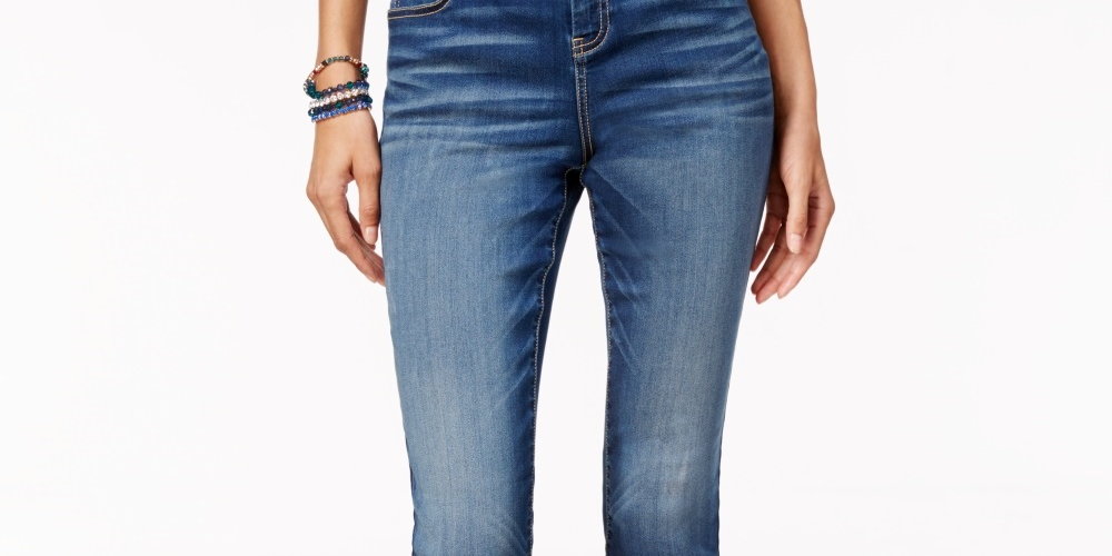 INC International Concepts Women's Skinny Jeans Blue Size 14 Petite