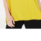 Alfani Women's V Neck Textured Top Yellow Size Petite X-Large