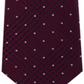 Michael Kors Men's Dotted Glen Check Silk Tie Red Size Regular