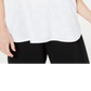 Alfani Women's Textured V Neck Top White Size L