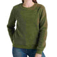 Lucky Brand Women's Long Sleeve Crew Neck Sweater Green Size X-Small