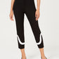 Alfani Women's Cropped Skinny Pants Black Size 14