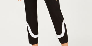 Alfani Women's Cropped Skinny Pants Black Size 14