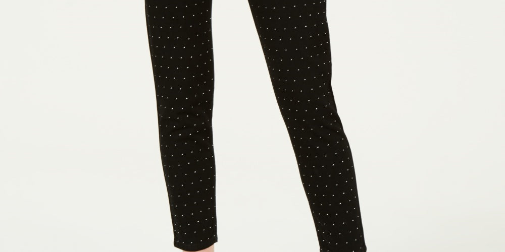 Rewash Junior's Studded Skinny Jeans Black Size 11