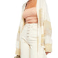 Free People Women's Southport Beach Cardigan Beige Size X-Large
