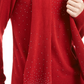 Karen Scott Women's Embellished Scarf Sweater  Medium Red Size XX-Large
